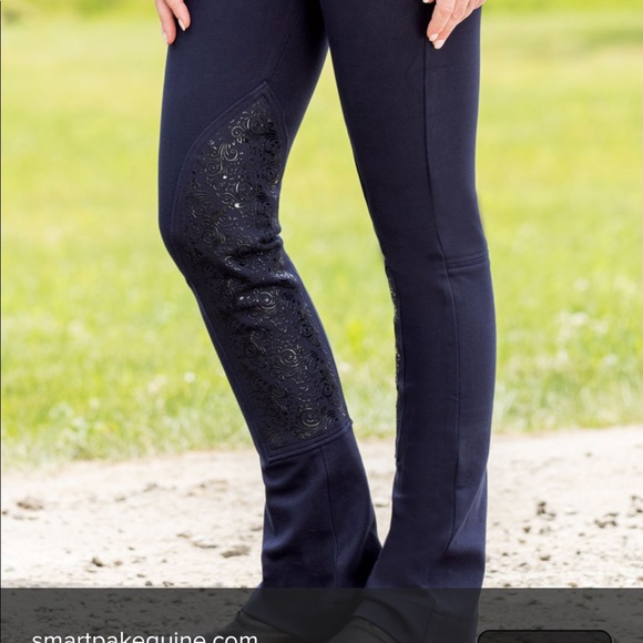 Piper knit riding breeches. 30R. Boot cut. New in pkg. black. - Picture 3 of 9